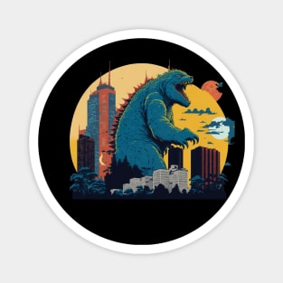 King of The monsters vector illustration design Magnet